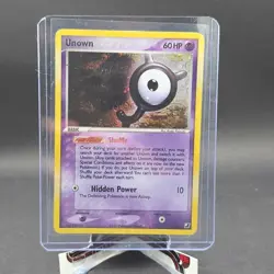 Pokemon Card - Unown (Y) Unseen Forces Y/28 Holo Rare LP - Image 5