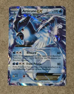 [ LP- ] Articuno EX Team Plasma 25/135 Holo Ultra Rare Pokemon Card - Image 1