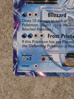 [ LP- ] Articuno EX Team Plasma 25/135 Holo Ultra Rare Pokemon Card - Image 5