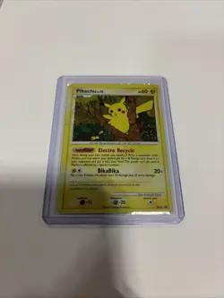 Pokemon TCG Pikachu DP16 2007 holo rare Star Promo Card HEAVY PLAYED - Image 1
