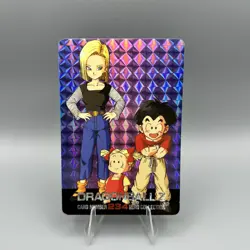 Dragon Ball Z Hero Collection # 234 Prizim Holo Card Krillin Android 18 2001 - Image 1
