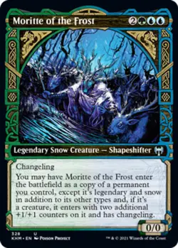 4x Moritte of the Frost - Showcase NM-Mint, English Kaldheim MTG Magic - Image 1