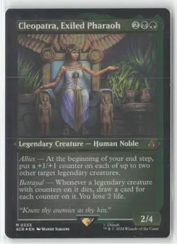 Cleopatra, Exiled Pharaoh (Foil Etched) M Universes Beyond: Assassin's Creed 233 - Image 1