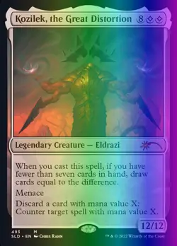 MTG Kozilek, the Great Distortion (493/3004) Secret Lair Drop Series LP FOIL - Image 1