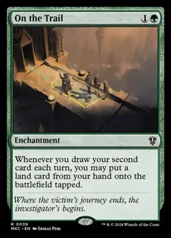 MTG On the Trail (39/392) Murders at Karlov Manor Commander LP - Image 1