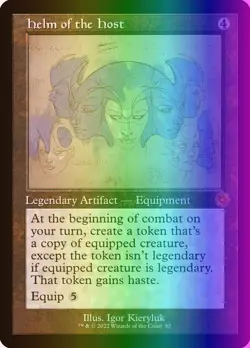 MTG Helm of the Host (82/126) The Brothers' War Retro Artifacts LP FOIL - Image 1