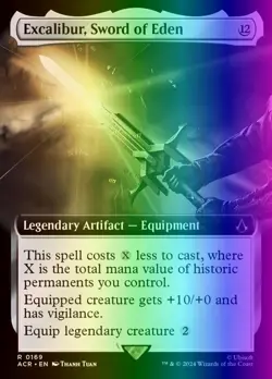 MTG Excalibur, Sword of Eden (169/324) Assassin's Creed LP FOIL - Image 1