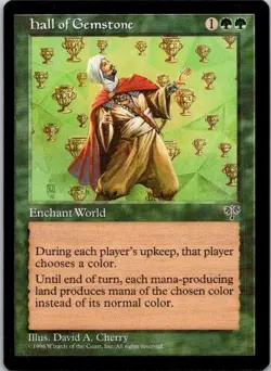 MTG Magic The Gathering Hall of Gemstone Mirage Played See Scan B - Image 1