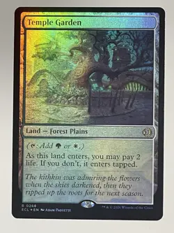 Temple Garden (Foil) - Lorwyn Eclipsed - MTG Magic the Gathering - Image 1