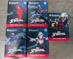 MTG Spiderman Welcome Deck Set of 5 Decks - Magic the Gathering - Image 1