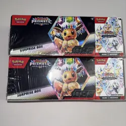 Sam’s Club Pokemon Prismatic Evolutions Surprise Box & Booster Bundle Sealed X2 - Image 1