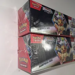 Sam’s Club Pokemon Prismatic Evolutions Surprise Box & Booster Bundle Sealed X2 - Image 2