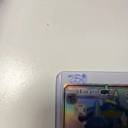 Pokemon Lucario GX Shiny Holo Rare Full Art SV64/SV94 Hidden Fates 210HP English - Image 2