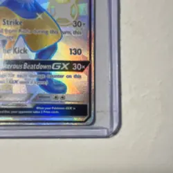 Pokemon Lucario GX Shiny Holo Rare Full Art SV64/SV94 Hidden Fates 210HP English - Image 4