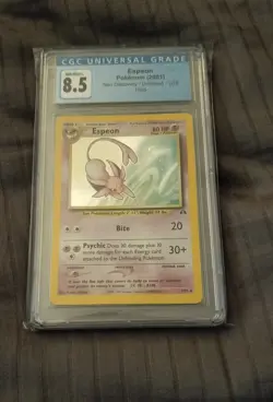 2001 Pokemon Neo Discovery Espeon Holo #1/75 – CGC 8.5 NM-MT+ | Vintage WOTC - Image 3