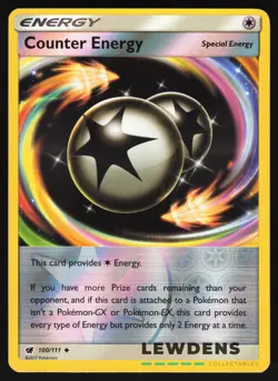 Counter Energy - 100/111 - Uncommon Reverse Holo - Crimson Invasion - Pokemon Ca - Image 1