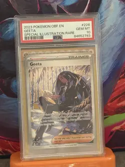 Pokemon PSA 10 GEM - Geeta 226/197 Special Illustration Rare - Obsidian Flames - Image 1