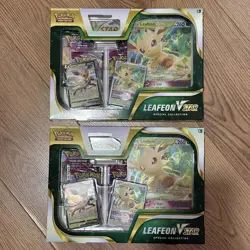 Pokemon Leafeon VSTAR Special Collection Box Sealed Evolving skies Fusion Strike - Image 1
