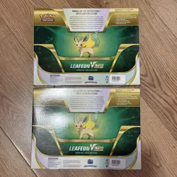 Pokemon Leafeon VSTAR Special Collection Box Sealed Evolving skies Fusion Strike - Image 2