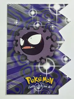 Topps 2000 Pokemon TV Animation Edition Series 3 Die Cut #92 Gastly EV04 of 12 - Image 1