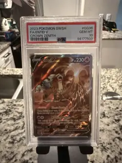 Entei v Crown Zenith Galarian Gallery Ultra Rare Pokemon TCG GG36/GG70 PSA 10 - Image 1