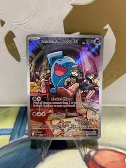 Team Rocket's Wobbuffet SV203 Pokemon Center Exclusive Scarlet & Violet Promo NM - Image 1