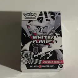 Pokemon TCG Scarlet & Violet White Flare 6 Booster Packs Bundle Factory Sealed - Image 1