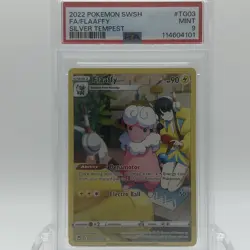 Pokemon TCG Silver Tempest Flaaffy Full Art #TG03/TG30 PSA 9 MINT - Image 1