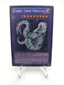 NM Yu-Gi-Oh! TCG Cyber Twin Dragon LCGX-EN180 1st Edition - Image 1