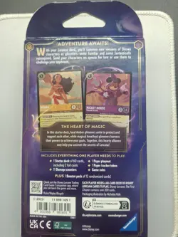 Disney Lorcana TCG The First Chapter Starter Deck Amber & Amethyst Sealed New - Image 2
