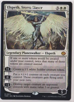 MTG Elspeth, Storm Slayer Tarkir: Dragonstorm Non Foil - Image 1