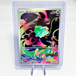 2025 Pokemon STAMPED Bulbasaur 133/132 Mega Evolution NM - Image 3