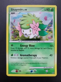Pokemon TCG Shaymin 38/127 Pokemon Platinum Cosmos Holo Rare Card 2009 LP - Image 1