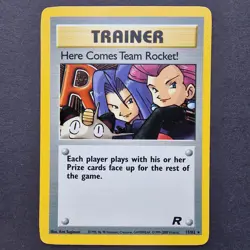 Here Comes Team Rocket 15/82 - WoTC Team Rocket - Holo Rare Vintage Pokemon Card - Image 1