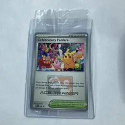 Pokemon TCG Celebratory Fanfare - Ace Trainer Reward Card - Image 1