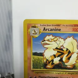 Pokemon Card TCG Arcanine Base Set 23/102 Regular Uncommon ( LP ) - Image 4