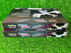 2x Pokemon Crown Zenith Lugia V Unown V Special Collection Box Lot 2 - Image 3