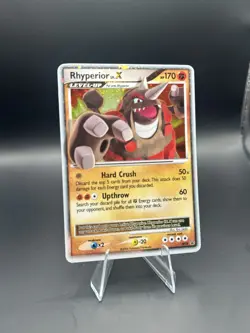 Rhyperior Lv.X DP29 Black Star Promo Ultra Holo Pokemon Card - Image 1