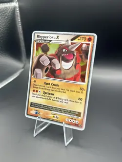 Rhyperior Lv.X DP29 Black Star Promo Ultra Holo Pokemon Card - Image 2