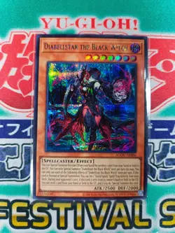 Yugioh Asian English OCG AGOV-AE006 Diabellstar The Black Witch - Secret Rare - Image 1
