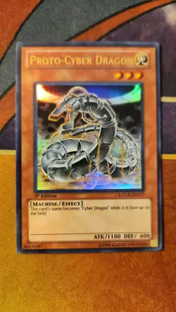 YuGiOh! Proto-Cyber Dragon LCGX-EN177 Ultra Rare 1st Edition Mint/NM - Image 1