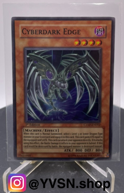 Yugioh! Cyberdark Edge CDIP-EN002 Super Rare 1st Edition *see description* - Image 1