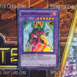 1x Elemental Hero Phoenix Enforcer - Super Rare - LCGX-EN138 - 1st Ed - LP - Image 1