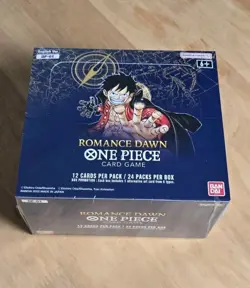 One Piece Romance Dawn Booster Box OP-01 Blue Bottom Sealed - Image 1