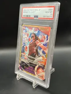2025 One Piece EB02 JP Monkey D. Luffy SEC. PSA 10/10 Gem mint!! - Image 3