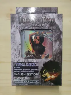 Weiss Schwarz Attack on Titan Trial Deck English New Sealed #1 - Image 1