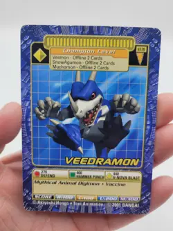2001 Digimon TCG Veedramon ST-76 Street Starter Digi Battle Cards NM - Image 1