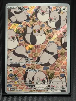 Pokemon Pidove 148/086 IR Black Bolt Pokemon Card TCG 148/086 - NM - Image 1