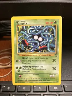 TANGELA Base Set 2 96/130 Common Pokemon Card Unlimited 2000 NM Vintage WoTC - Image 1