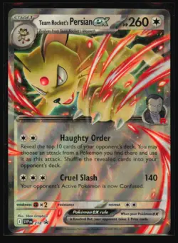 Team Rocket's Persian ex - Promo SV: Scarlet & Violet Promo Cards 218 LP - Image 1